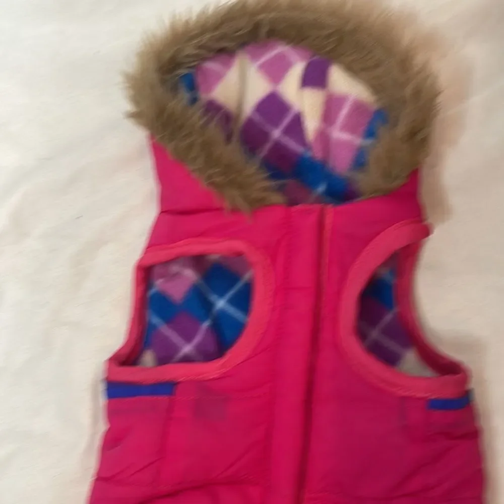 Dog Quilted Fleece Jacket.
